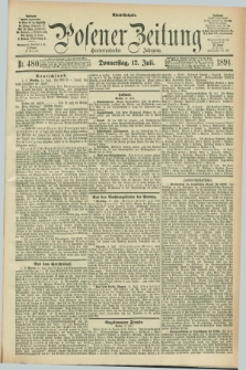 Posener Zeitung. Jg.101, Nr. 480 (12 Juli 1894) - Abend=Ausgabe.