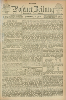 Posener Zeitung. Jg.101, Nr. 503 (21 Juli 1894) - Mittag=Ausgabe.