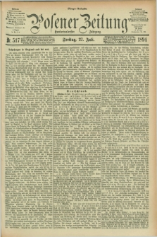 Posener Zeitung. Jg.101, Nr. 517 (27 Juli 1894) - Morgen=Ausgabe. + dod.