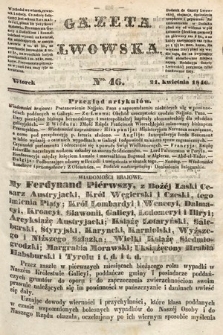 Gazeta Lwowska. 1846, nr 46