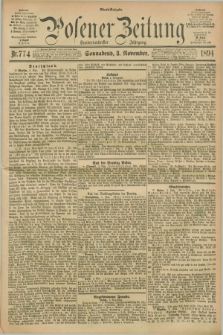 Posener Zeitung. Jg.101, Nr. 774 (3 November 1894) - Abend=Ausgabe.