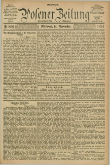 Posener Zeitung. Jg.101, Nr. 800 (14 November 1894) - Mittag=Ausgabe.