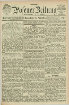 Posener Zeitung. Jg.101, Nr. 825 (24 November 1894) - Abend=Ausgabe.