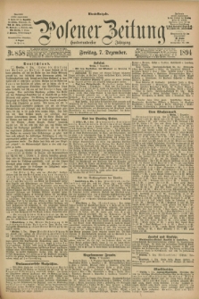 Posener Zeitung. Jg.101, Nr. 858 (7 Dezember 1894) - Abend=Ausgabe.