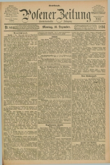 Posener Zeitung. Jg.101, Nr. 864 (10 Dezember 1894) - Abend=Ausgabe.