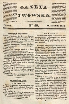 Gazeta Lwowska. 1846, nr 49