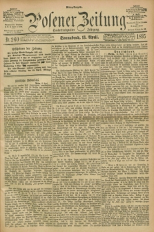 Posener Zeitung. Jg.102, Nr. 260 (13 April 1895) - Mittag=Ausgabe.