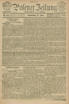 Posener Zeitung. Jg.102, Nr. 441 (27 Juni 1895) - Mittag=Ausgabe.