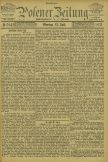 Posener Zeitung. Jg.102, Nr. 504 (22 Juli 1895) - Mittag=Ausgabe.