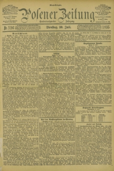 Posener Zeitung. Jg.102, Nr. 526 (30 Juli 1895) - Abend=Ausgabe.