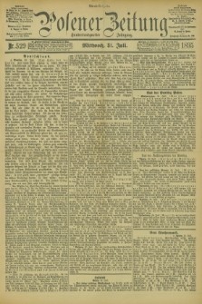 Posener Zeitung. Jg.102, Nr. 529 (31 Juli 1895) - Abend=Ausgabe.