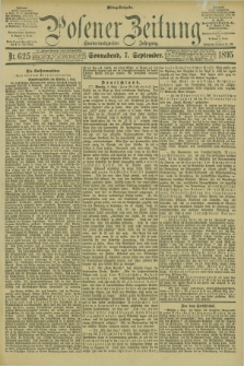 Posener Zeitung. Jg.102, Nr. 625 (7 September 1895) - Mittag=Ausgabe.