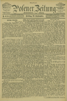 Posener Zeitung. Jg.102, Nr. 658 (20 September 1895) - Mittag=Ausgabe.