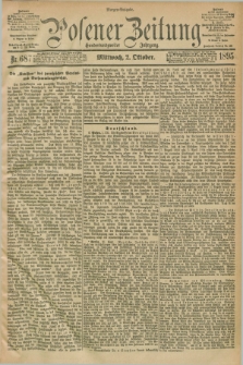 Posener Zeitung. Jg.102, Nr. 687 (2 Oktober 1895) - Morgen=Ausgabe. + dod.