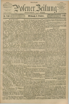 Posener Zeitung. Jg.102, Nr. 706 (9 Oktober 1895) - Mittag=Ausgabe.