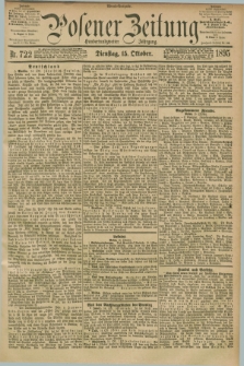 Posener Zeitung. Jg.102, Nr. 722 (15 Oktober 1895) - Abend=Ausgabe.
