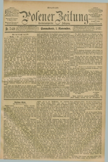 Posener Zeitung. Jg.102, Nr. 769 (2 November 1895) - Mittag=Ausgabe.