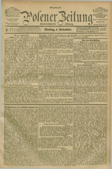 Posener Zeitung. Jg.102, Nr. 772 (4 November 1895) - Mittag=Ausgabe.