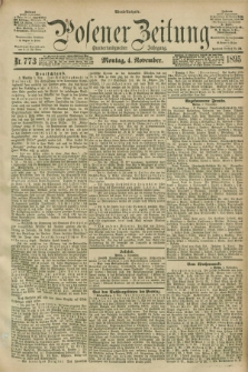 Posener Zeitung. Jg.102, Nr. 773 (4 November 1895) - Abend=Ausgabe.