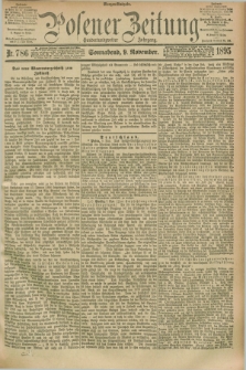 Posener Zeitung. Jg.102, Nr. 786 (9 November 1895) - Morgen=Ausgabe. + dod.