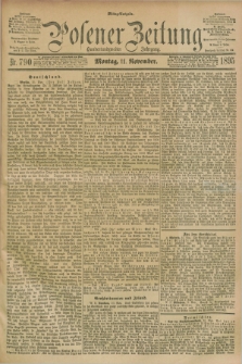 Posener Zeitung. Jg.102, Nr. 790 (11 November 1895) - Mittag=Ausgabe.
