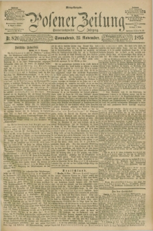 Posener Zeitung. Jg.102, Nr. 820 (23 November 1895) - Mittag=Ausgabe.