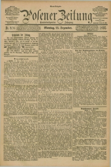 Posener Zeitung. Jg.102, Nr. 896 (23 Dezember 1895) - Abend=Ausgabe.