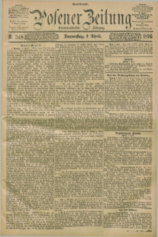 Posener Zeitung. Jg.103, Nr. 248 (9 April 1896) - Abend=Ausgabe.