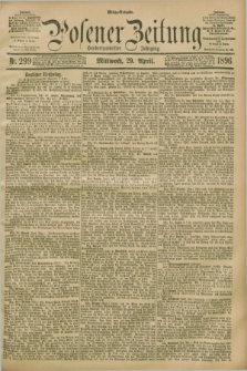 Posener Zeitung. Jg.103, Nr. 299 (29 April 1896) - Mittag=Ausgabe.