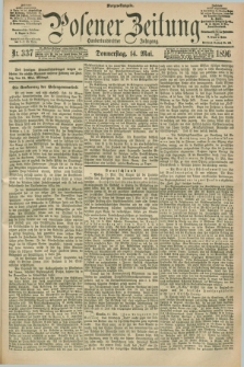 Posener Zeitung. Jg.103, Nr. 337 (14 Mai 1896) - Morgen=Ausgabe. + dod.