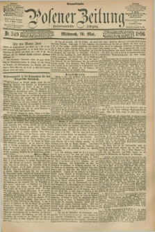 Posener Zeitung. Jg.103, Nr. 349 (20 Mai 1896) - Morgen=Ausgabe. + dod.