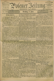 Posener Zeitung. Jg.103, Nr. 379 (2 Juni 1896) - Mittag=Ausgabe.