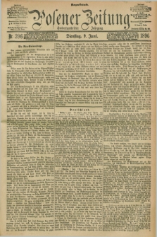 Posener Zeitung. Jg.103, Nr. 396 (9 Juni 1896) - Morgen=Ausgabe. + dod.