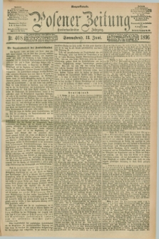 Posener Zeitung. Jg.103, Nr. 408 (13 Juni 1896) - Morgen=Ausgabe. + dod.