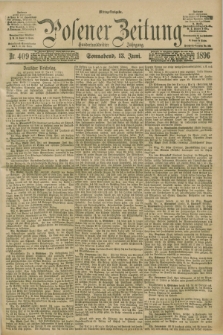 Posener Zeitung. Jg.103, Nr. 409 (13 Juni 1896) - Mittag=Ausgabe.