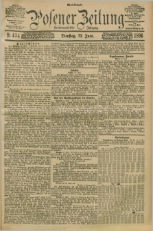Posener Zeitung. Jg.103, Nr. 434 (23 Juni 1896) - Abend=Ausgabe.