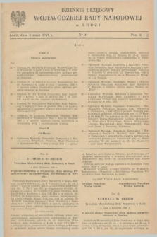 Dziennik Urzędowy Wojewódzkiej Rady Narodowej w Łodzi. 1969, nr 4 (3 maja)