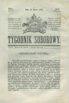 Tygodnik Soborowy. 1870, nr 10 (13 marca)