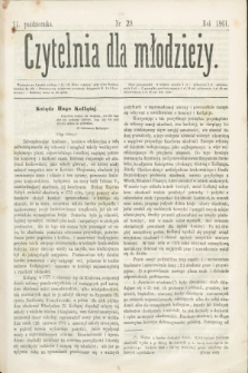 Czytelnia dla Młodzieży. [T.2], nr 29 (11 października 1861)