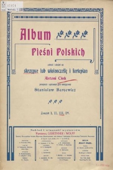 Album pieśni polskich. Z. 3