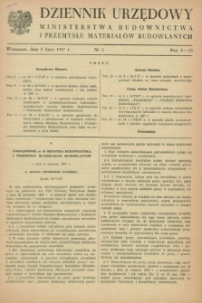 Dziennik Urzędowy Ministerstwa Budownictwa i Przemysłu Materiałów Budowlanych. 1957, nr 2 (8 lipca)