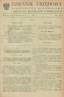 Dziennik Urzędowy Ministerstwa Budownictwa i Przemysłu Materiałów Budowlanych. 1959, nr 6 (10 kwietnia)