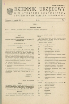 Dziennik Urzędowy Ministerstwa Budownictwa i Przemysłu Materiałów Budowlanych. 1983, nr 4 (15 grudnia)