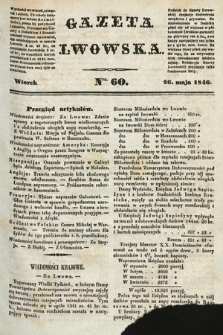 Gazeta Lwowska. 1846, nr 60