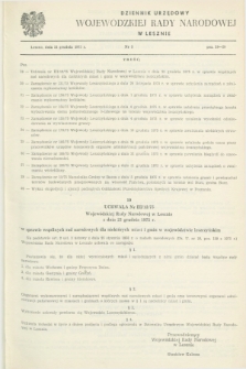 Dziennik Urzędowy Wojewódzkiej Rady Narodowej w Lesznie. 1975, nr 3 (31 grudnia)