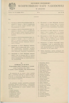 Dziennik Urzędowy Wojewódzkiej Rady Narodowej w Lesznie. 1976, nr 6 (15 grudnia)