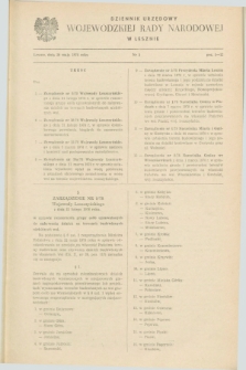 Dziennik Urzędowy Wojewódzkiej Rady Narodowej w Lesznie. 1978, nr 3 (20 maja)