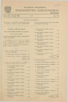 Dziennik Urzędowy Województwa Leszczyńskiego. 1988, nr 5 (1 kwietnia)