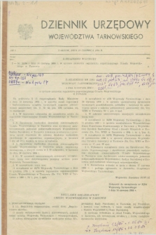 Dziennik Urzędowy Województwa Tarnowskiego. 1984, nr 2 (29 czerwca)