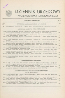 Dziennik Urzędowy Województwa Tarnowskiego. 1985, nr 15 (31 października)